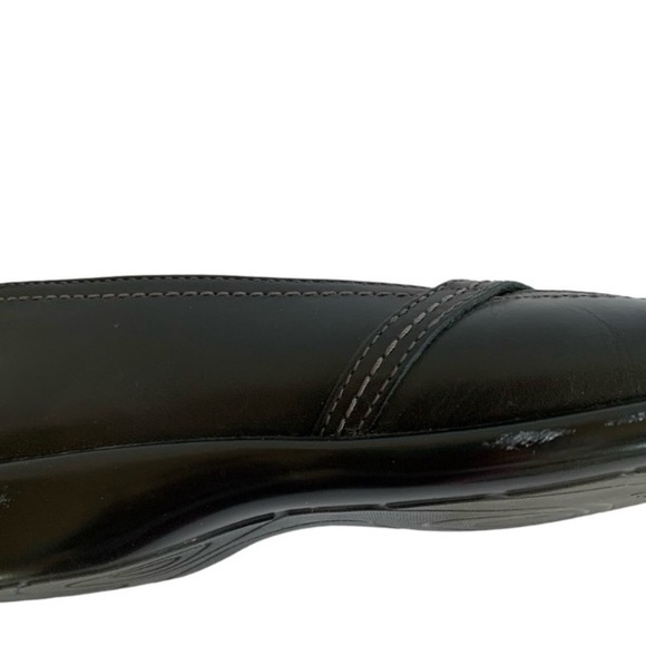 Clarks Black Leather Shoes Sz 7M - Picture 7 of 10